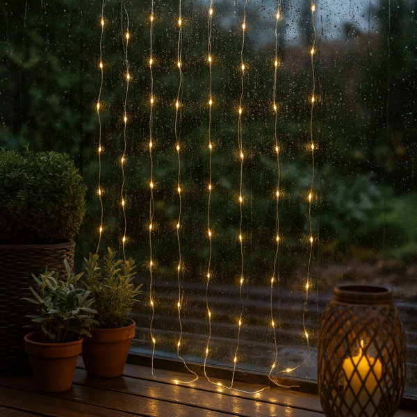 Cortina de Guirnalda Exterior LED con Usb 3*3m - NLM2963 - Imagen 3