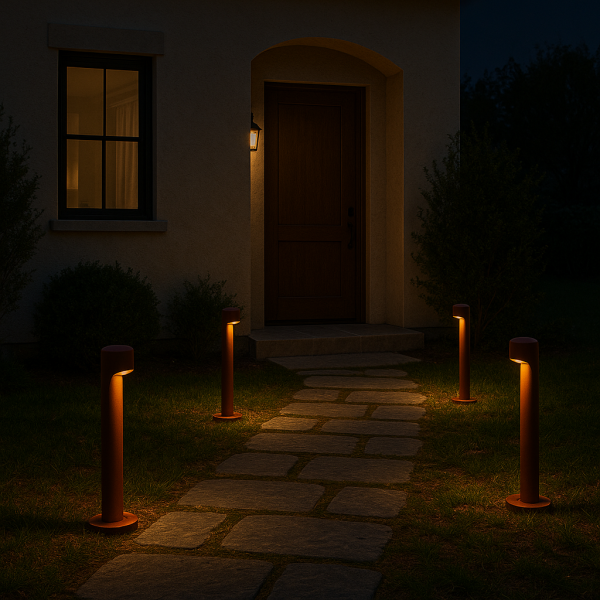 Baliza Led Andru Rust Brown CCT - N - Imagen 7