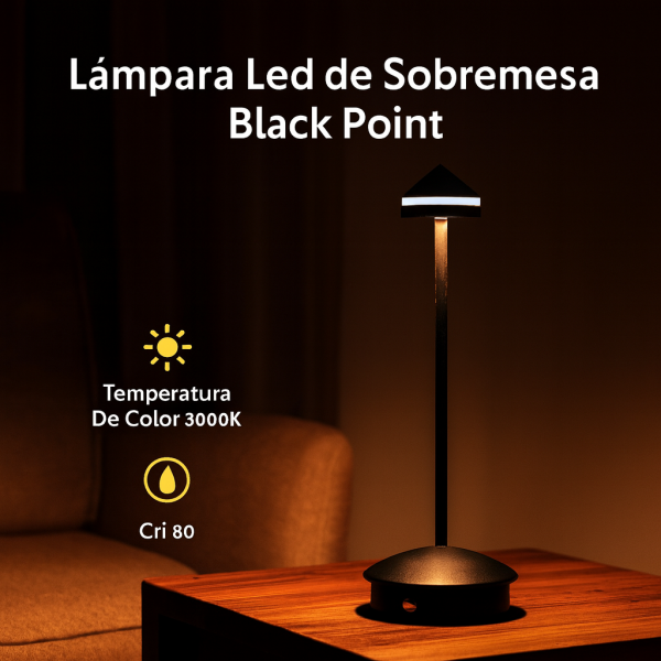 Lampara Led de sobremesa Black Point - N - Imagen 4