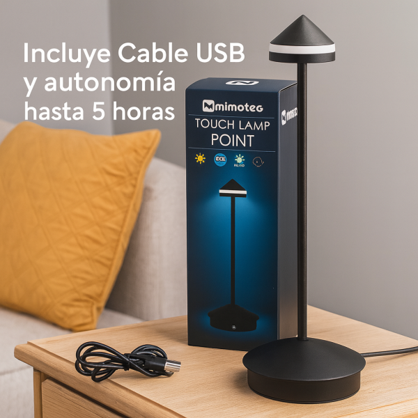 Lampara Led de sobremesa Black Point - N - Imagen 6