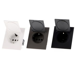 Enchufe Tipo Schuko Con Tapa - CC - N