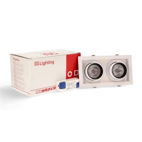 Foco LED orientable doble Tube 24W CCT - N - Imagen 3