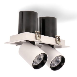 Foco LED orientable doble Tube 24W CCT - N