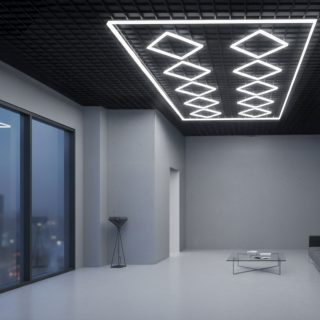 Regleta LED Hexagonal Rombo 510W - N
