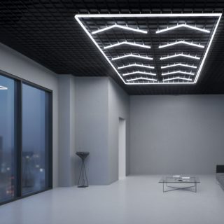 Regleta LED Hexagonal Doble Angulo 380W - N