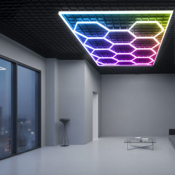 Regleta LED Hexagonal Panel Abeja 200W RGB - N