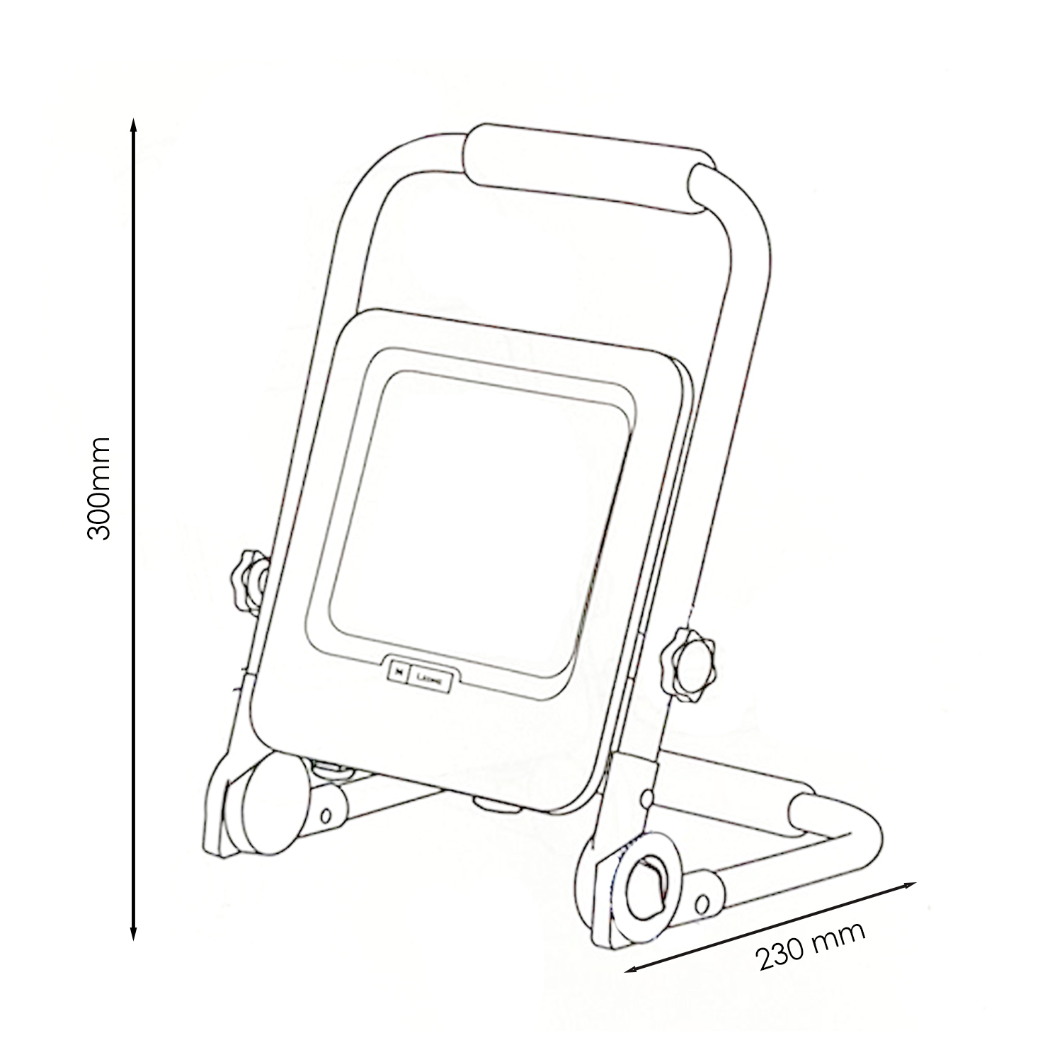 Foco Proyector Led Napoli con enchufe 50W - N - Imagen 2